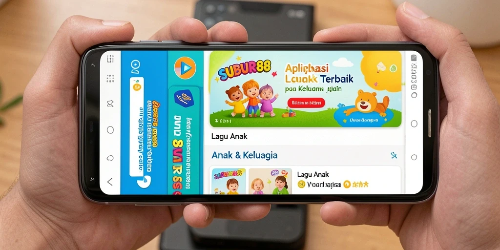 Tampilan antarmuka SUBUR88 yang ceria dan interaktif.