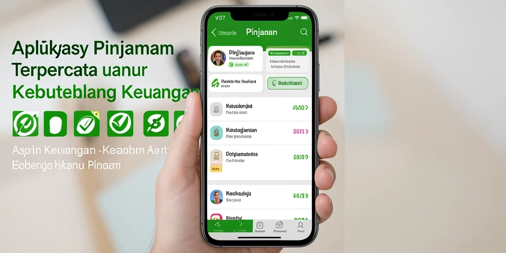 Antarmuka V07 yang intuitif untuk pengajuan pinjaman.