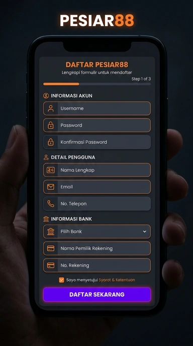 Panduan Lengkap Registrasi Akun Pesiar88